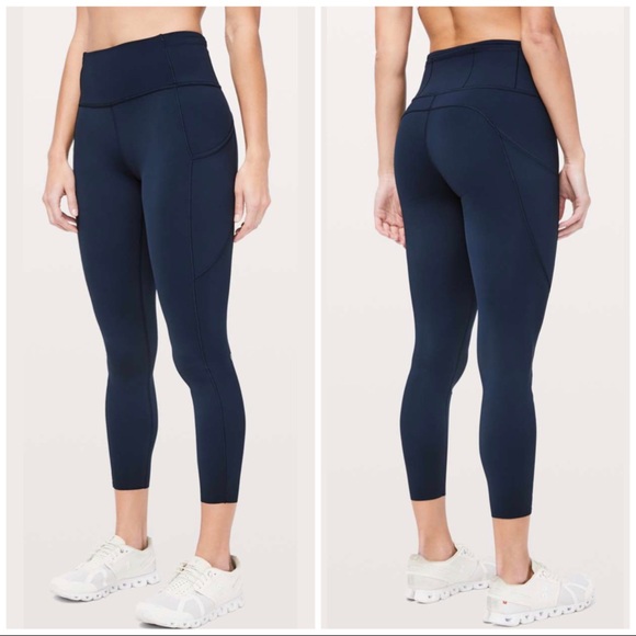 lululemon athletica Pants - Lululemon Fast & Free 7/8 Tight 25” True Navy, 6